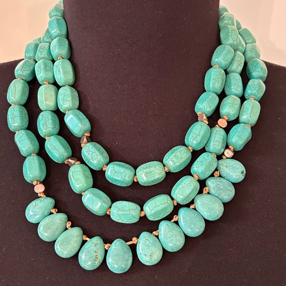 SILPADA N3023 Drops Of The Ocean Howlite Necklace NIB retired - Picture 2 of 9